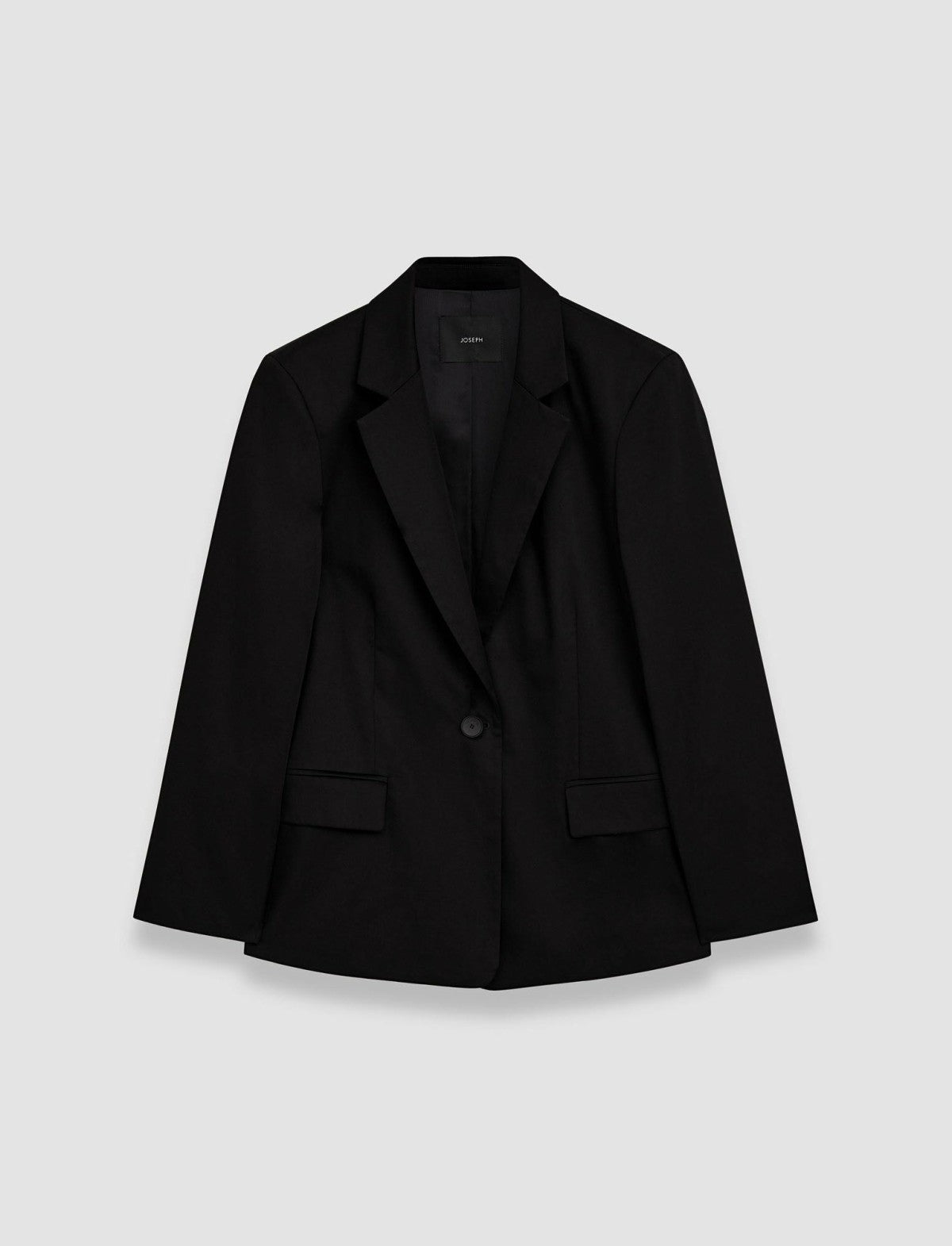 JOSEPH Fashion Women Light Cotton Sateen Joaquim Jacket Black