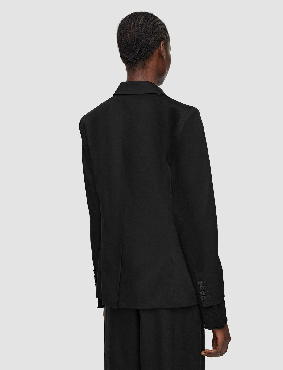 JOSEPH Fashion Women Light Cotton Sateen Joaquim Jacket Black