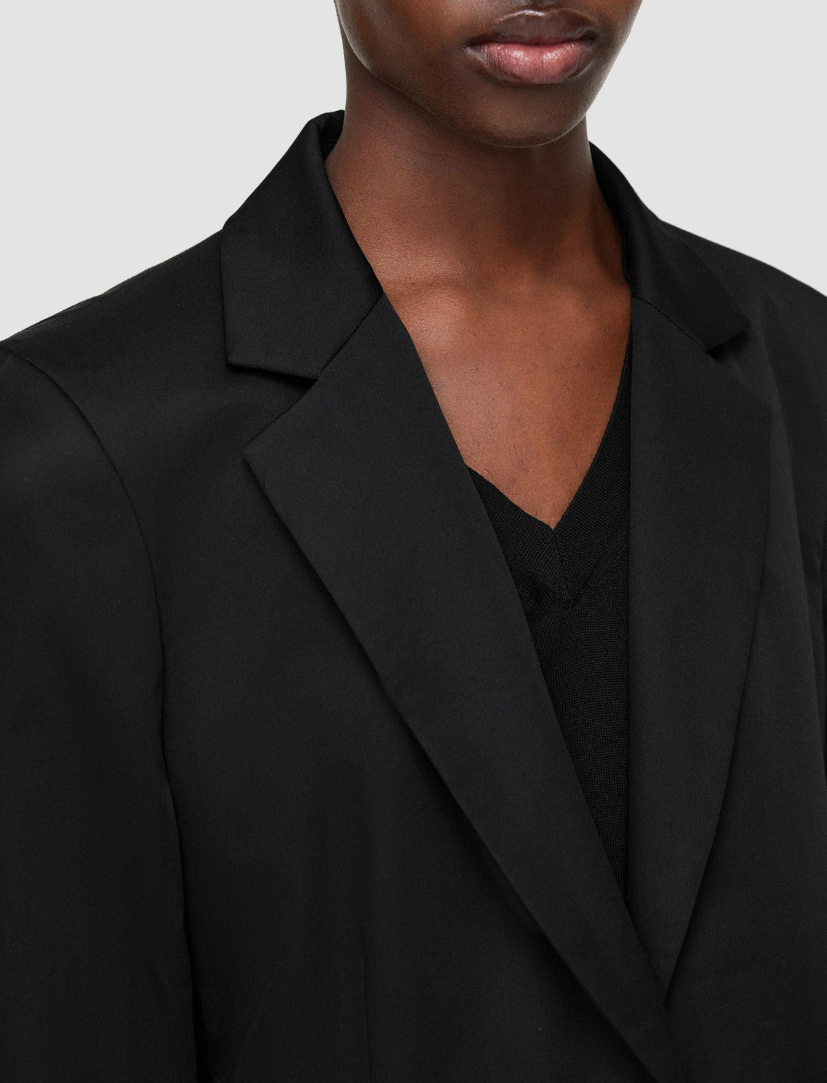 JOSEPH Fashion Women Light Cotton Sateen Joaquim Jacket Black