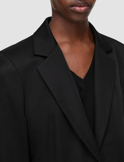 JOSEPH Fashion Women Light Cotton Sateen Joaquim Jacket Black