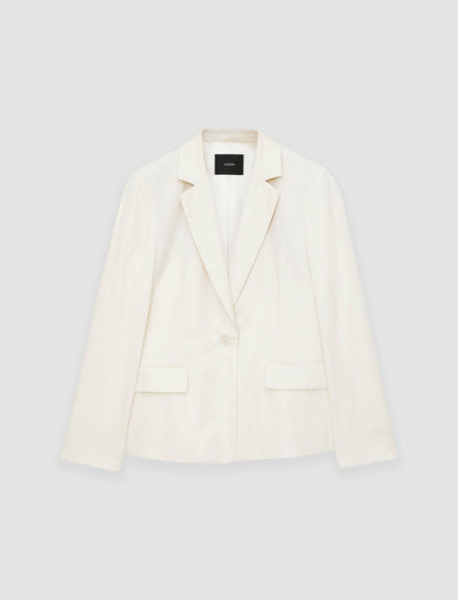 JOSEPH Fashion Women Light Cotton Sateen Joaquim Jacket Papyrus