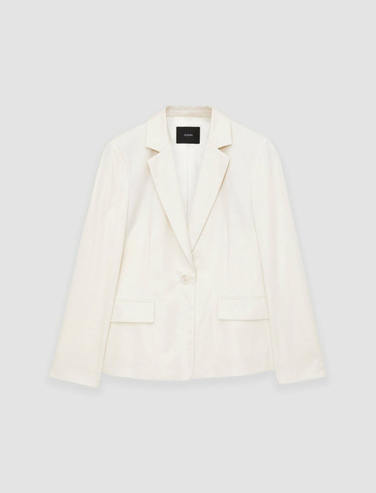 JOSEPH Fashion Women Light Cotton Sateen Joaquim Jacket Papyrus