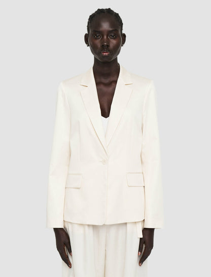 JOSEPH Fashion Women Light Cotton Sateen Joaquim Jacket Papyrus