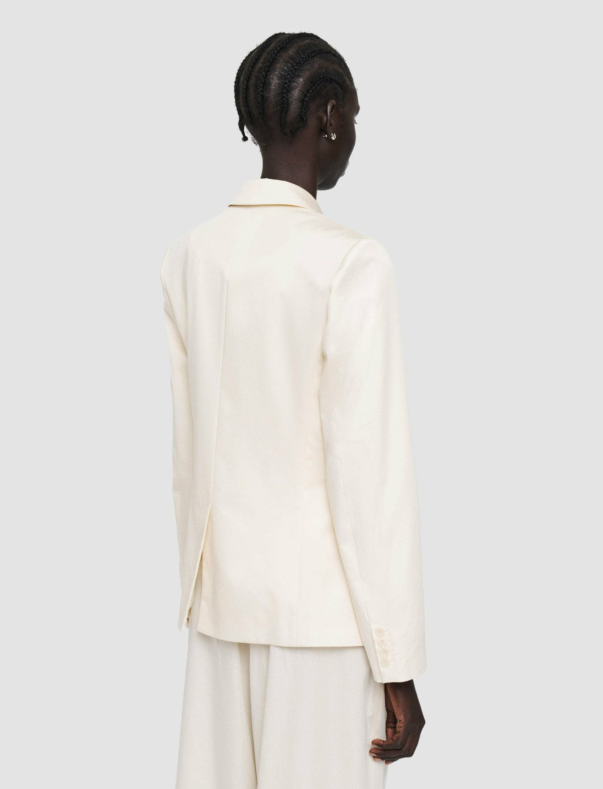 JOSEPH Fashion Women Light Cotton Sateen Joaquim Jacket Papyrus