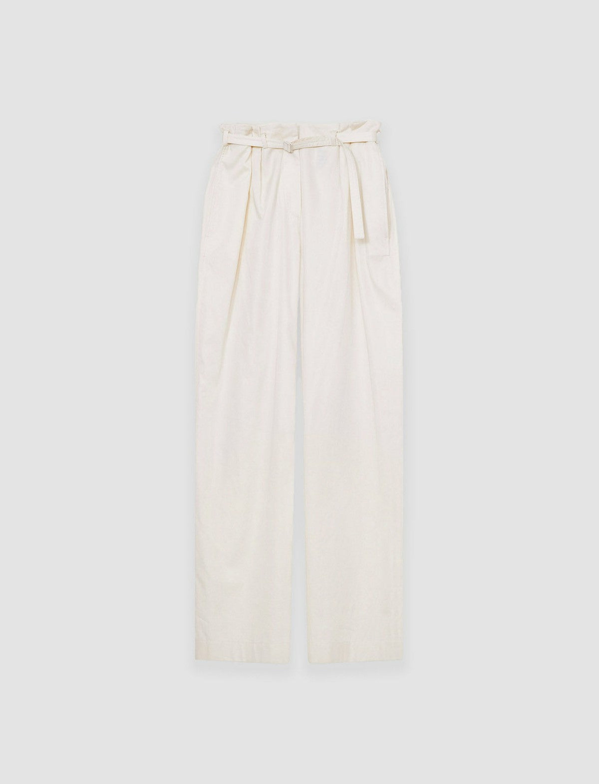 JOSEPH Fashion Women Light Cotton Sateen Tunis Trousers Papyrus