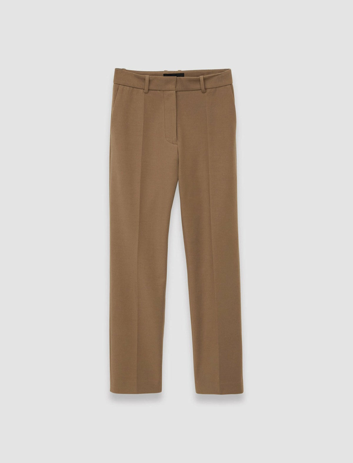 JOSEPH Fashion Women Bi-Stretch Toile Coleman Trousers Frozen Mocha