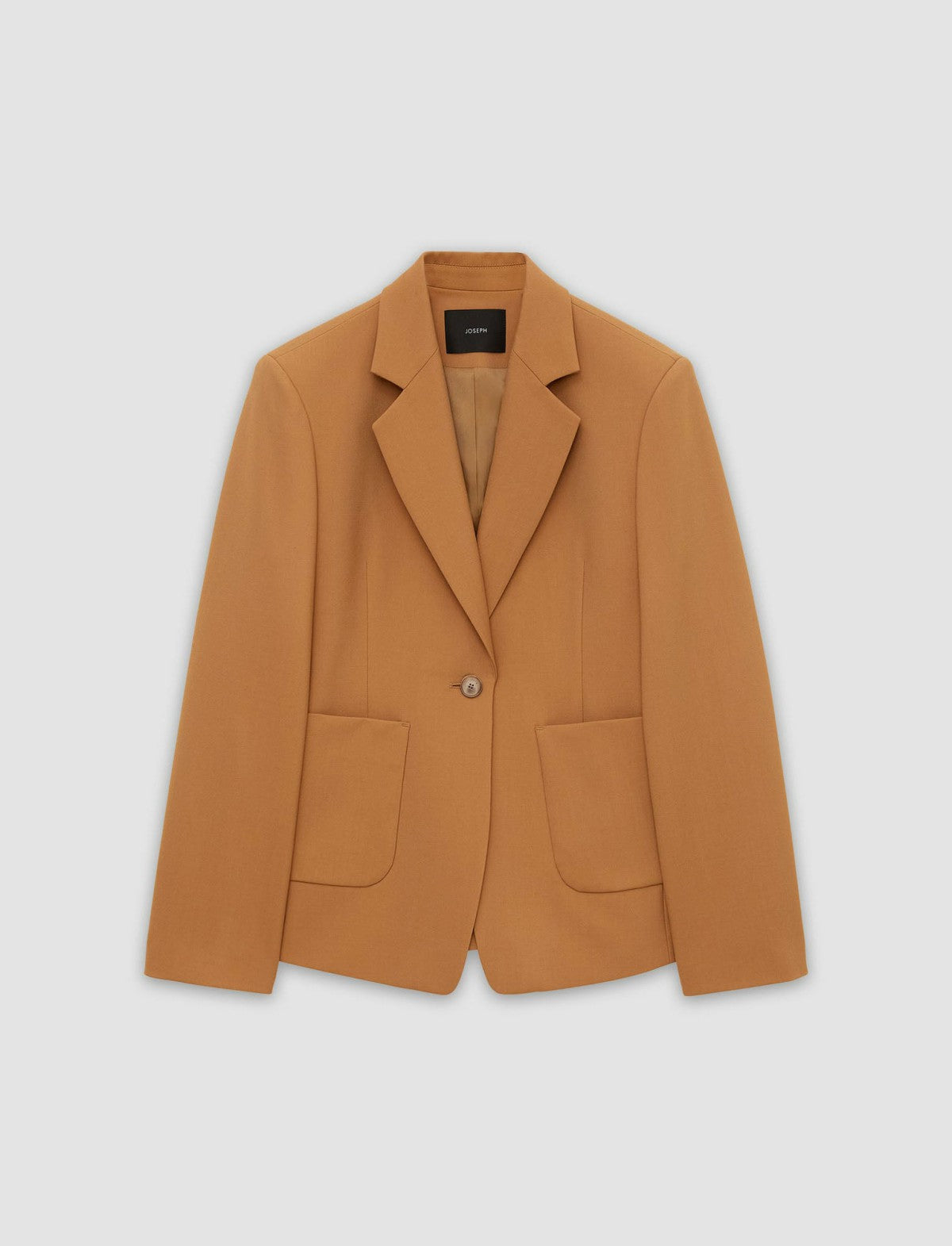 JOSEPH Fashion Women Glenview Tailoring Wool Stretch Jacket Clay
