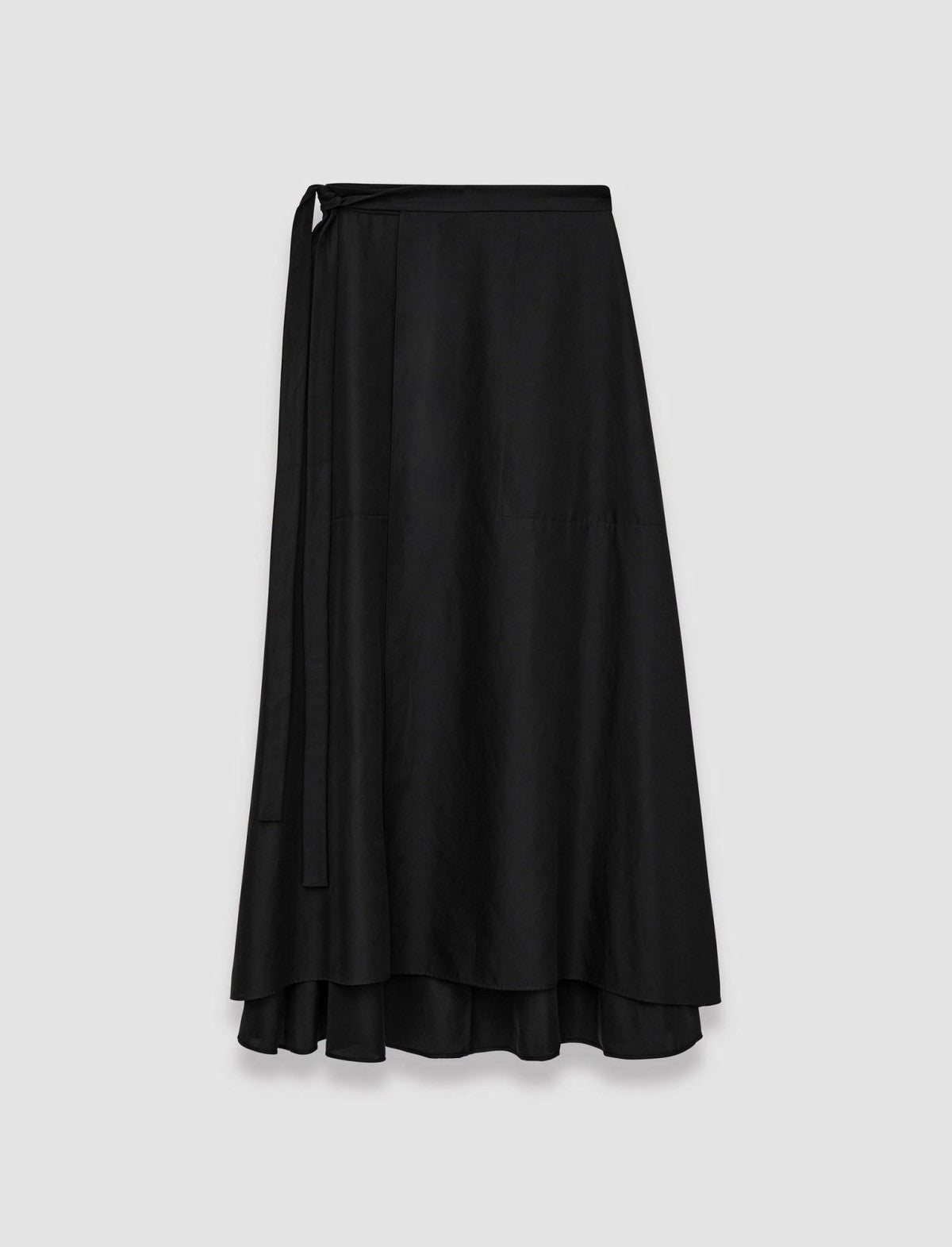 JOSEPH Fashion Women Light Cotton Sateen Alix Skirt Black