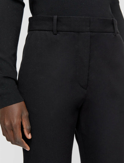JOSEPH Fashion Women Tafira Gabardine Stretch Trousers Black
