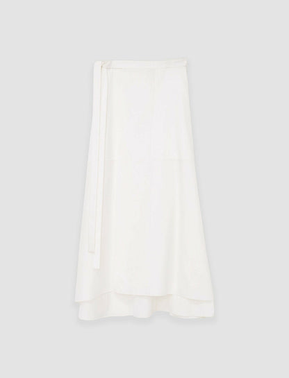 JOSEPH Fashion Women Light Cotton Sateen Alix Skirt Papyrus