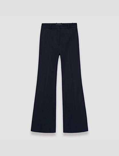 JOSEPH Fashion Women Tafira Gabardine Stretch Trousers Navy