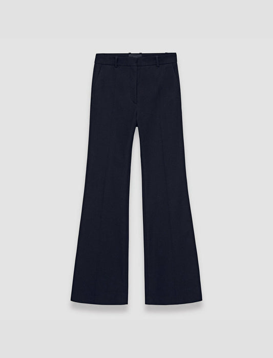 JOSEPH Fashion Women Tafira Gabardine Stretch Trousers Navy