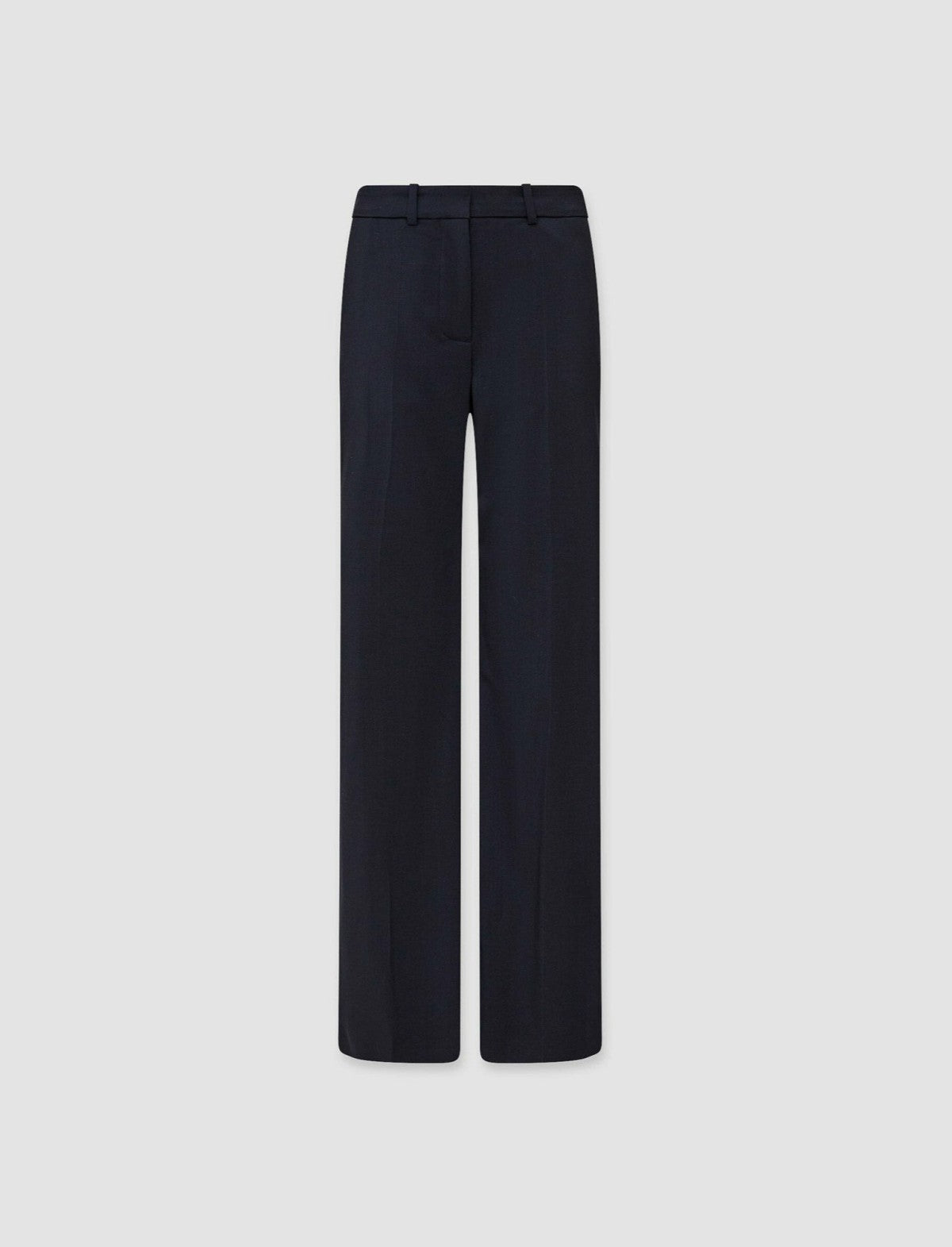 JOSEPH Fashion Women Morissey Tailoring Wool Stretch Trousers Navy