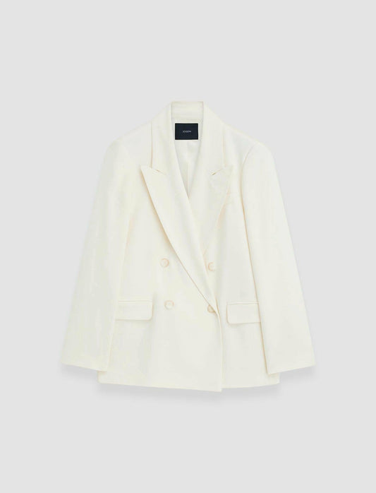 JOSEPH Fashion Women Jaden Comfort Cady Jacket Ivory