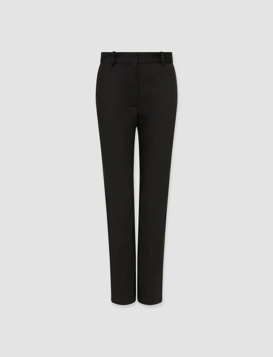JOSEPH Fashion Women Light Gabardine Stretch Coleman Trousers Black