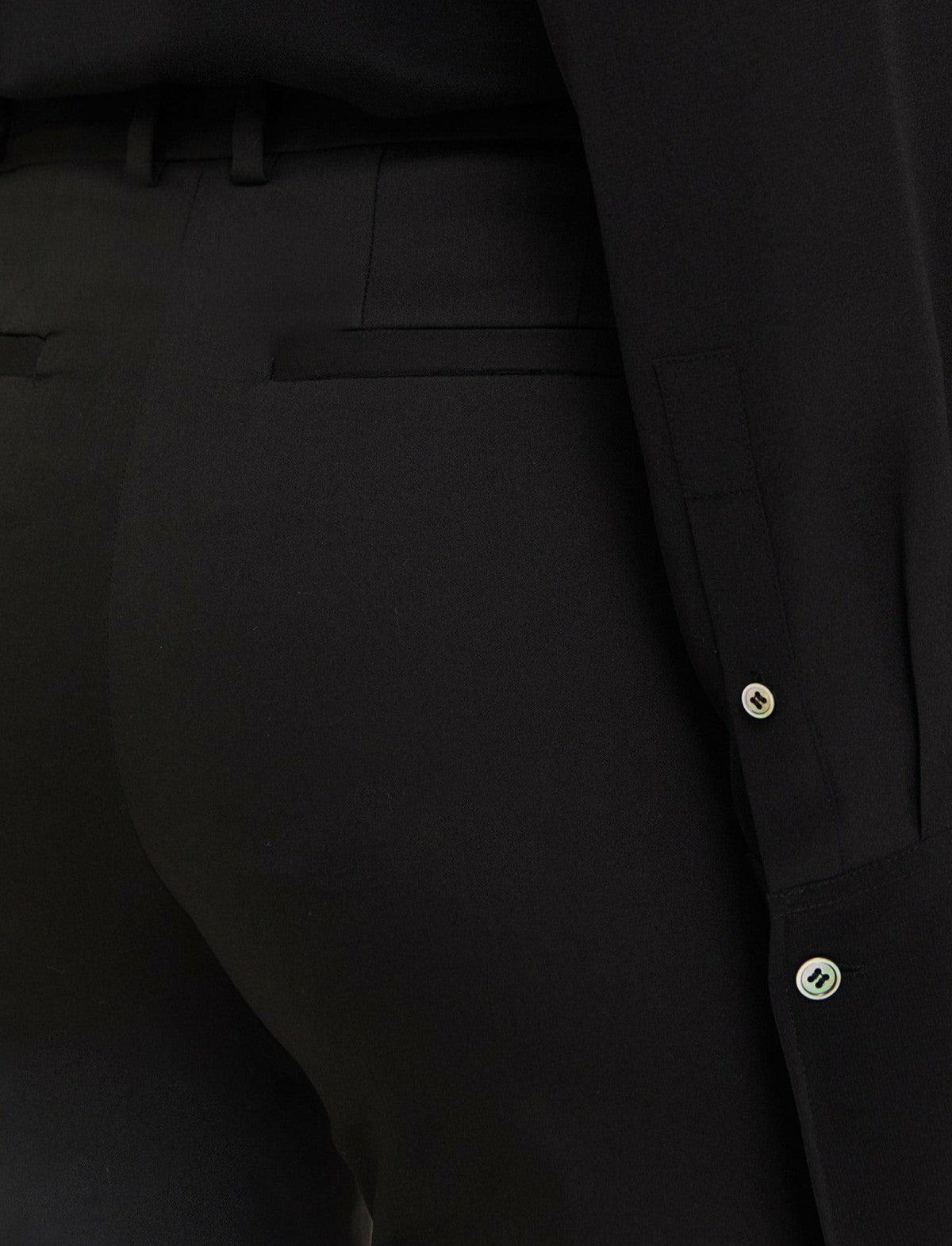 JOSEPH Fashion Women Light Gabardine Stretch Coleman Trousers Black