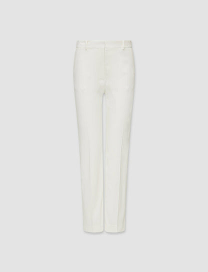 JOSEPH Fashion Women Light Gabardine Stretch Coleman Trousers Ivory