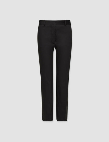JOSEPH Fashion Women Bing Court Light Gabardine Stretch Trousers Black