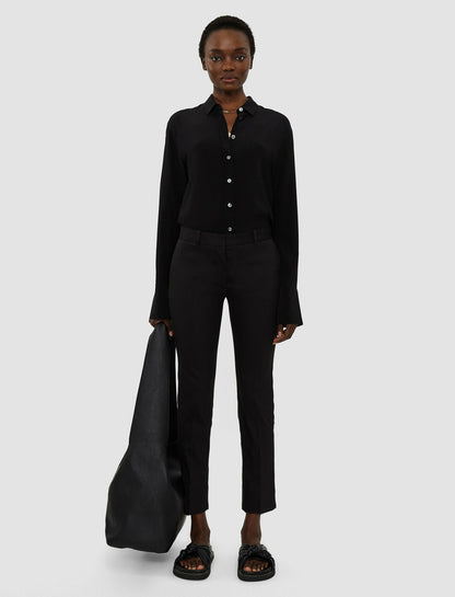 JOSEPH Fashion Women Bing Court Light Gabardine Stretch Trousers Black