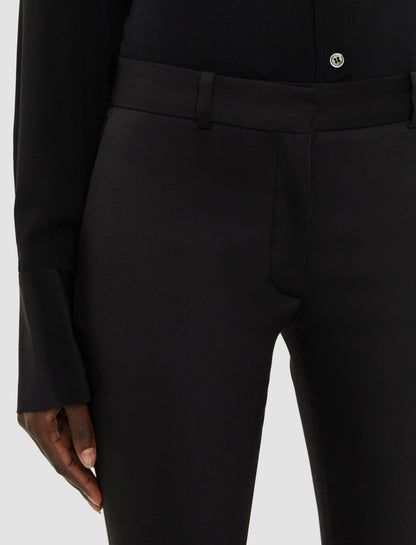 JOSEPH Fashion Women Bing Court Light Gabardine Stretch Trousers Black