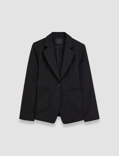 JOSEPH Fashion Women Glenview Tailoring Wool Stretch Jacket Black