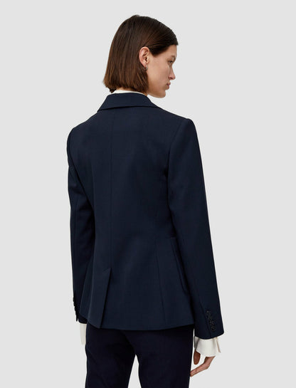 JOSEPH Fashion Women Glenview Tailoring Wool Stretch Jacket Navy