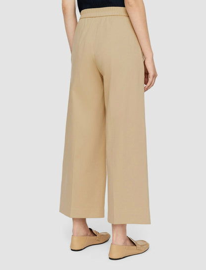 JOSEPH Fashion Women Temple Light Gabardine Stretch Trousers Sesame