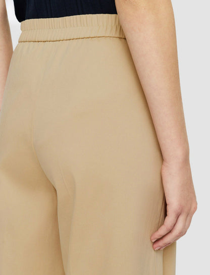 JOSEPH Fashion Women Temple Light Gabardine Stretch Trousers Sesame