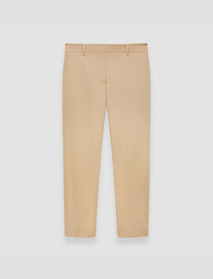 JOSEPH Fashion Women Bing Court Light Gabardine Stretch Trousers Sesame