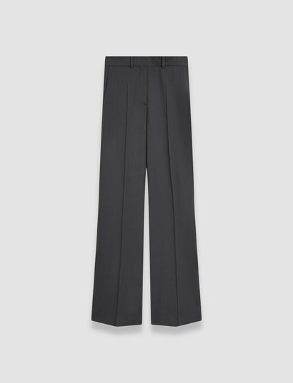 JOSEPH Fashion Women Morissey Tailoring Wool Stretch Trousers Slate