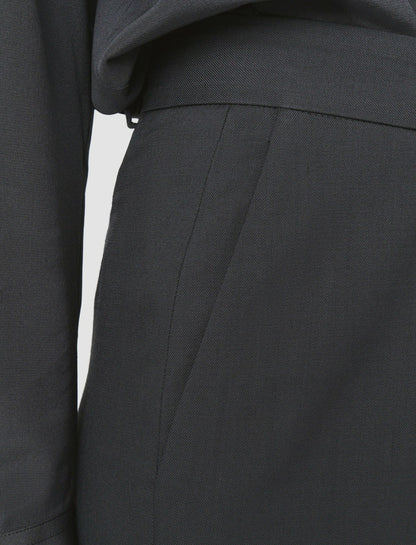 JOSEPH Fashion Women Morissey Tailoring Wool Stretch Trousers Slate