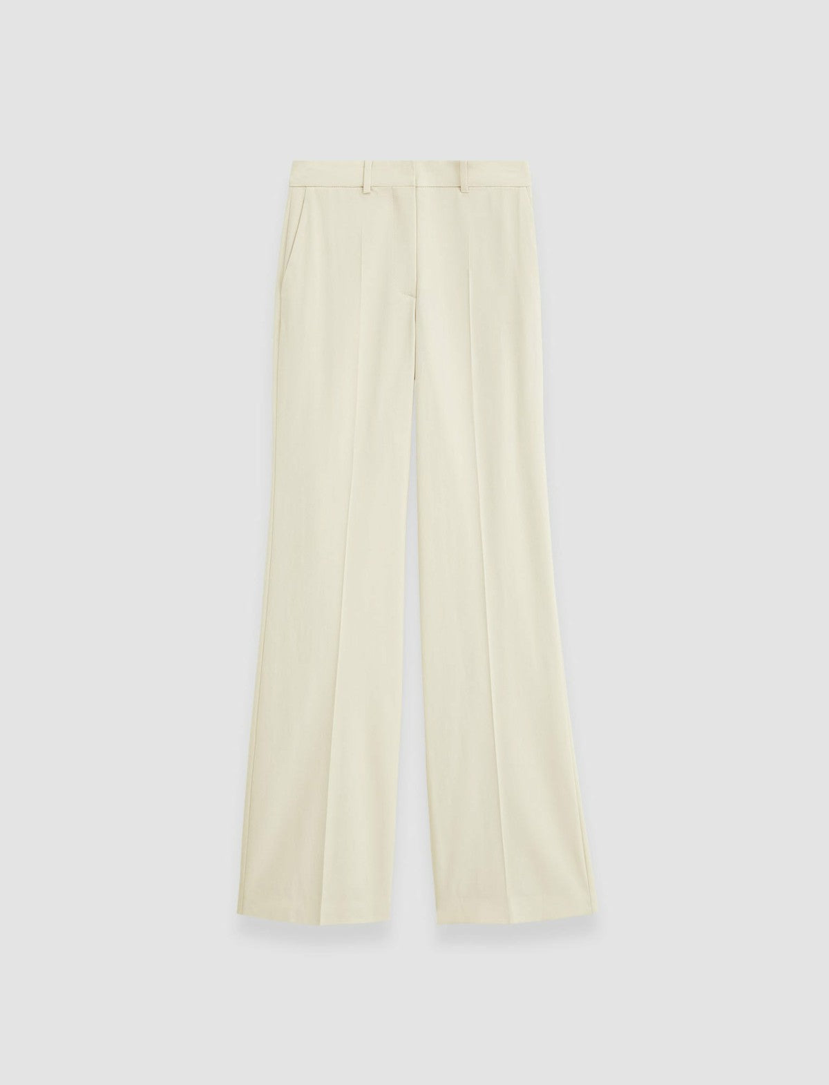 JOSEPH Fashion Women Morissey Tailoring Wool Stretch Trousers Oat