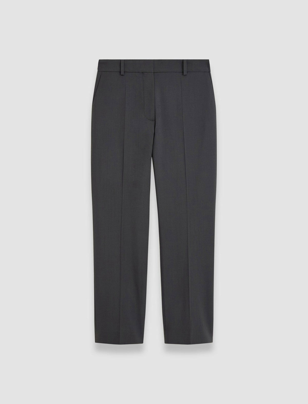 JOSEPH Fashion Women Tailoring Wool Stretch Coleman Trousers Slate