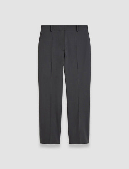JOSEPH Fashion Women Tailoring Wool Stretch Coleman Trousers Slate