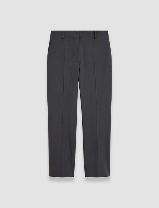 JOSEPH Fashion Women Tailoring Wool Stretch Coleman Trousers Slate
