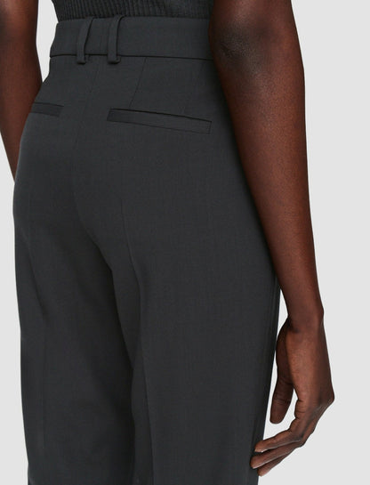 JOSEPH Fashion Women Tailoring Wool Stretch Coleman Trousers Slate