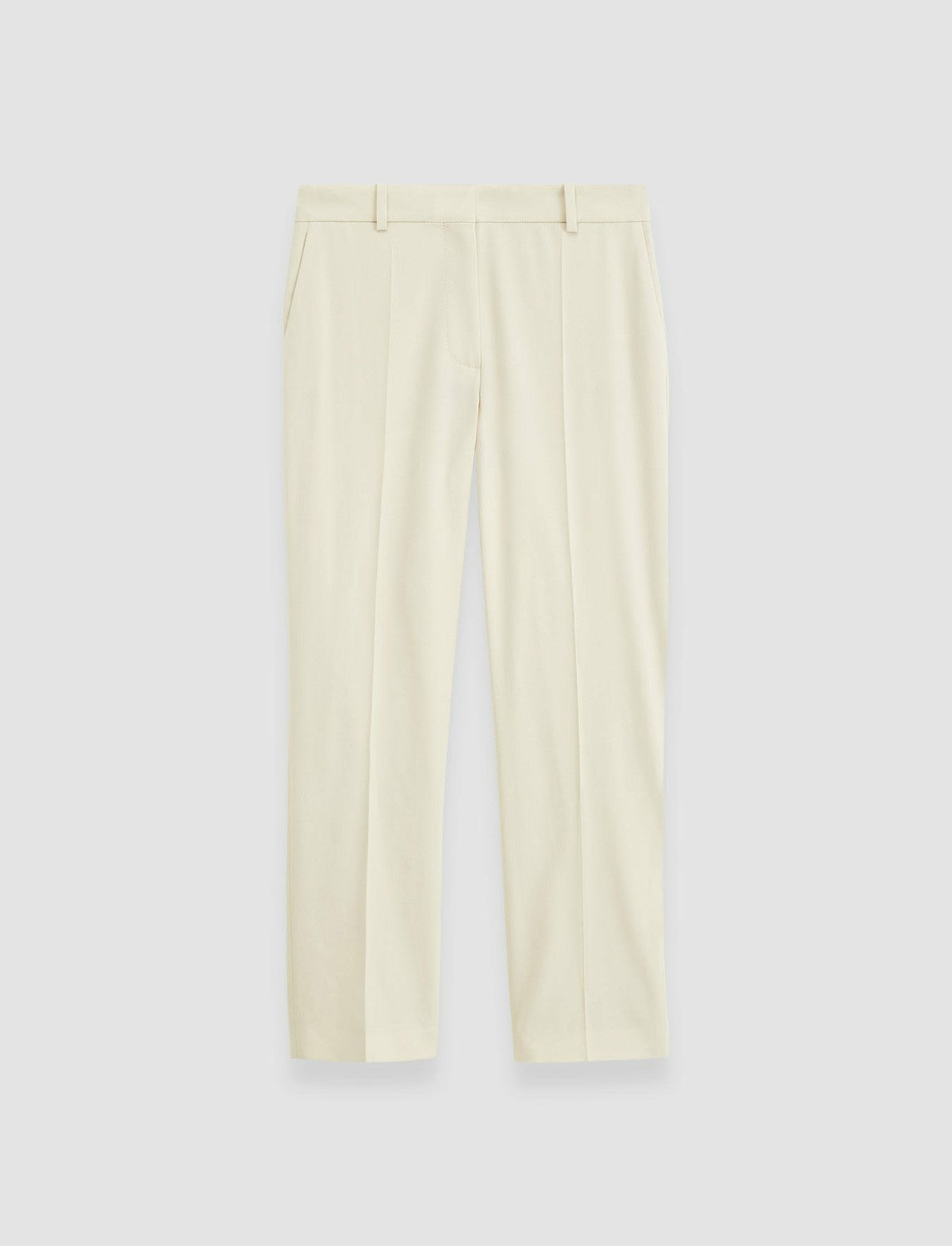 JOSEPH Fashion Women Tailoring Wool Stretch Coleman Trousers Oat