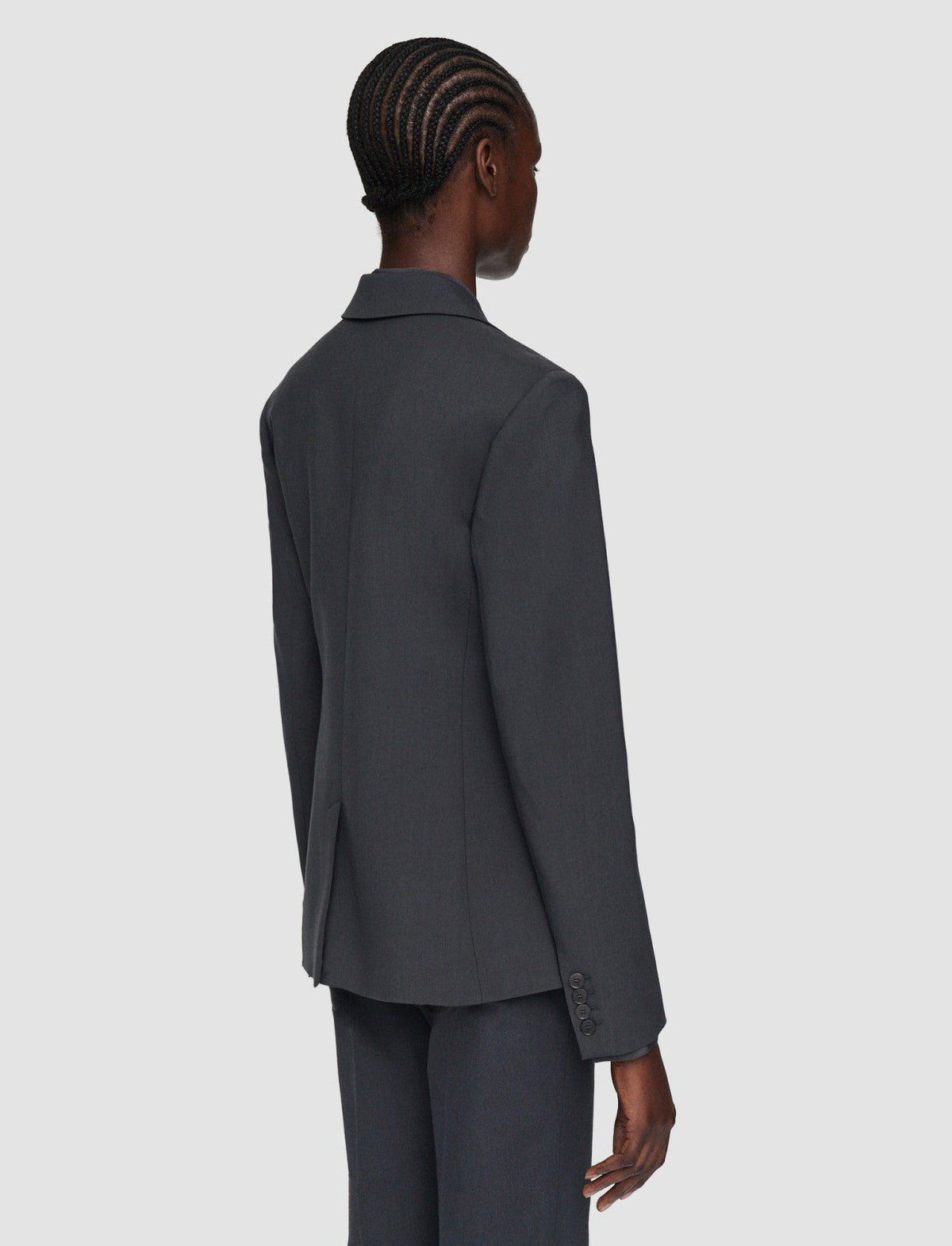 JOSEPH Fashion Women Glenview Tailoring Wool Stretch Jacket Slate