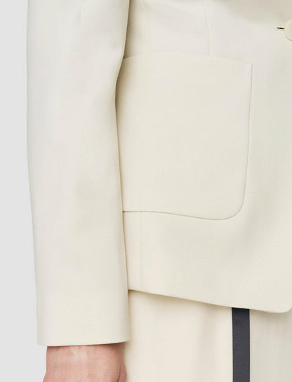 JOSEPH Fashion Women Glenview Tailoring Wool Stretch Jacket Oat