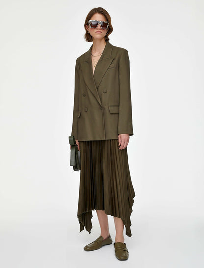 JOSEPH Fashion Women Viscose Twill Jaden Jacket Hass Avocado