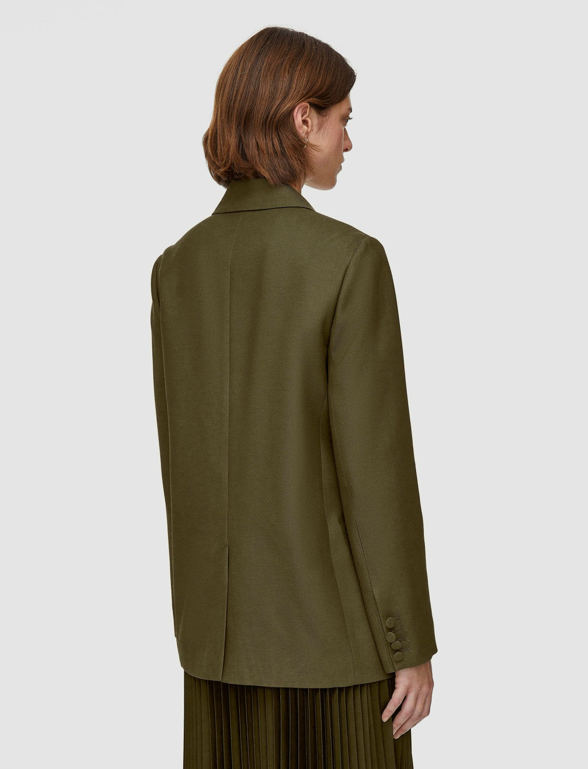 JOSEPH Fashion Women Viscose Twill Jaden Jacket Hass Avocado