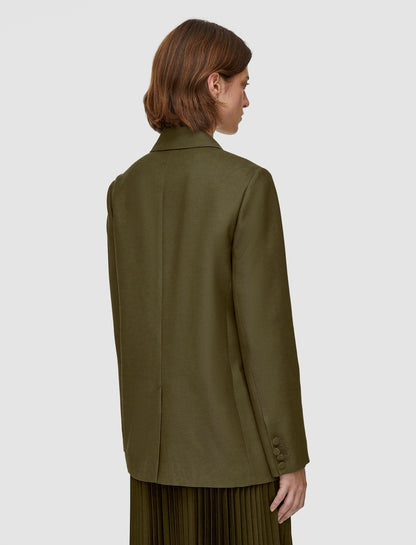 JOSEPH Fashion Women Viscose Twill Jaden Jacket Hass Avocado