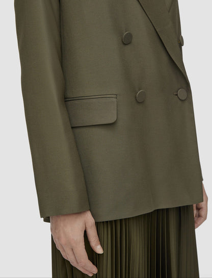 JOSEPH Fashion Women Viscose Twill Jaden Jacket Hass Avocado