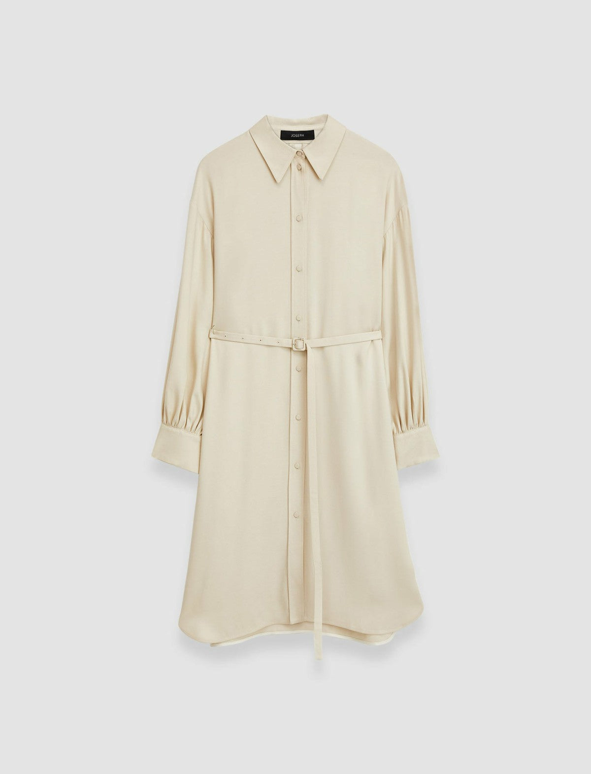 JOSEPH Fashion Women Viscose Twill Floreal Dress Oat