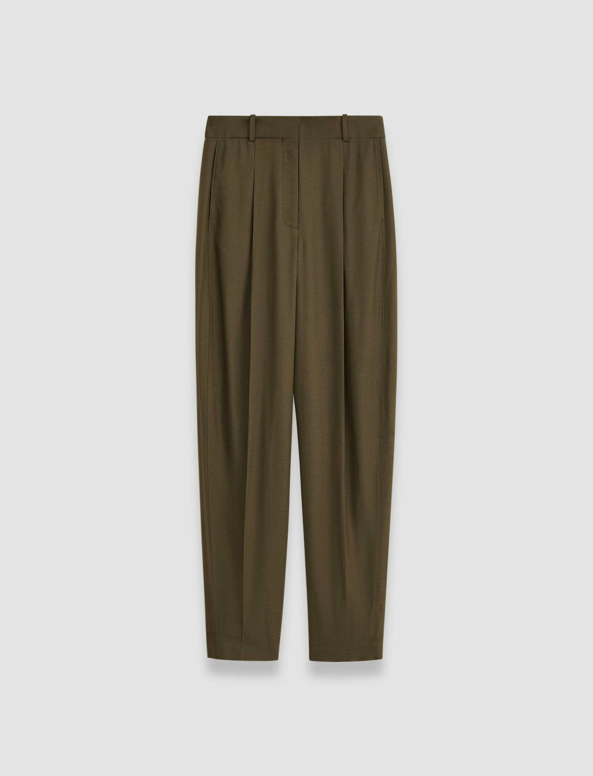 JOSEPH Fashion Women Viscose Twill Germain Trousers Hass Avocado