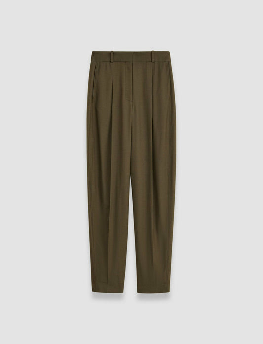 JOSEPH Fashion Women Viscose Twill Germain Trousers Hass Avocado