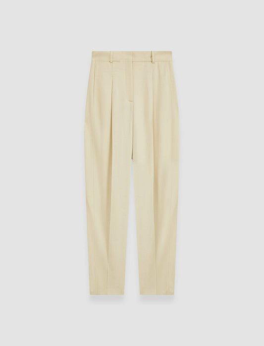 JOSEPH Fashion Women Viscose Twill Germain Trousers Oat