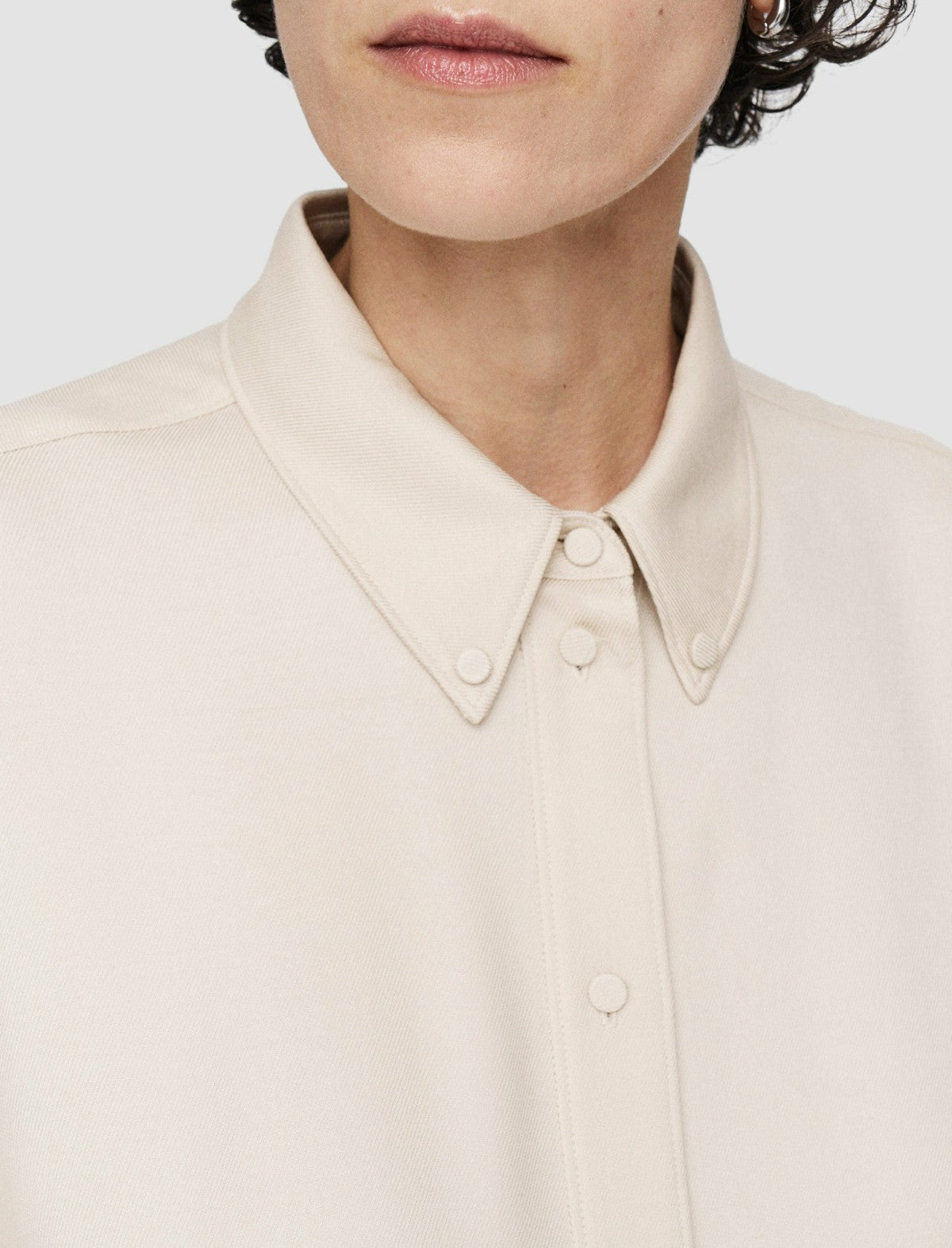 JOSEPH Fashion Women Viscose Twill Felicien Blouse Oat