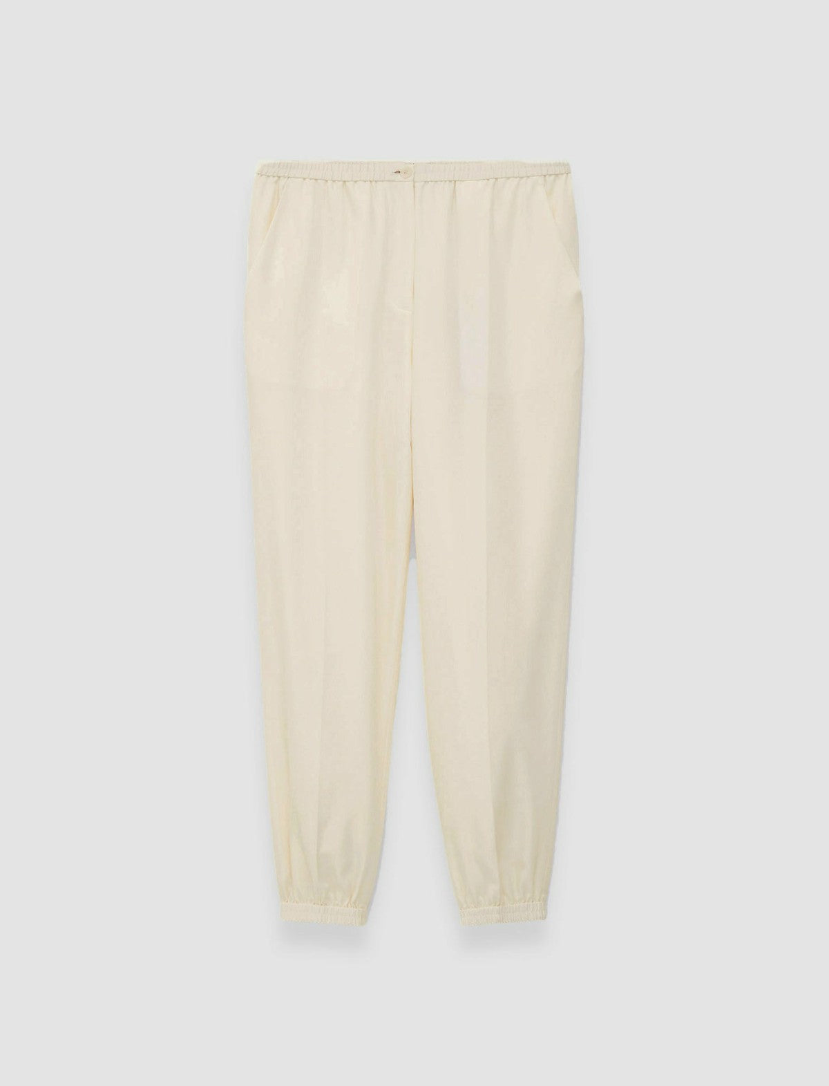 JOSEPH Fashion Women Viscose Twill Taio Trousers Oat