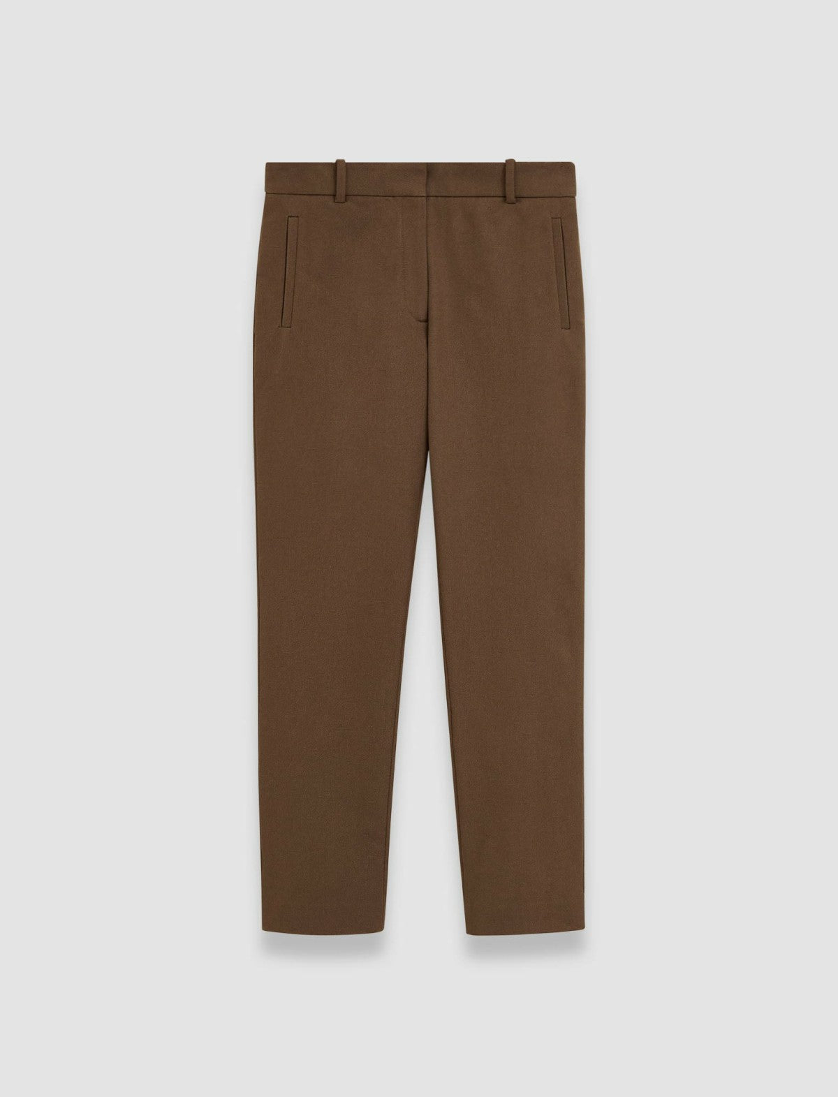 JOSEPH Fashion Women New Eliston Gabardine Stretch Trousers Arabica
